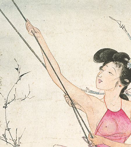 汉川-胡也佛的仕女画和最知名的金瓶梅秘戏图